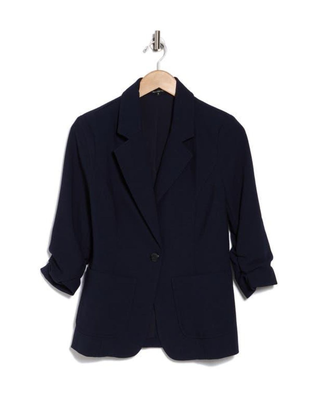 Amanda + Chelsea Blue One-Button Blazer