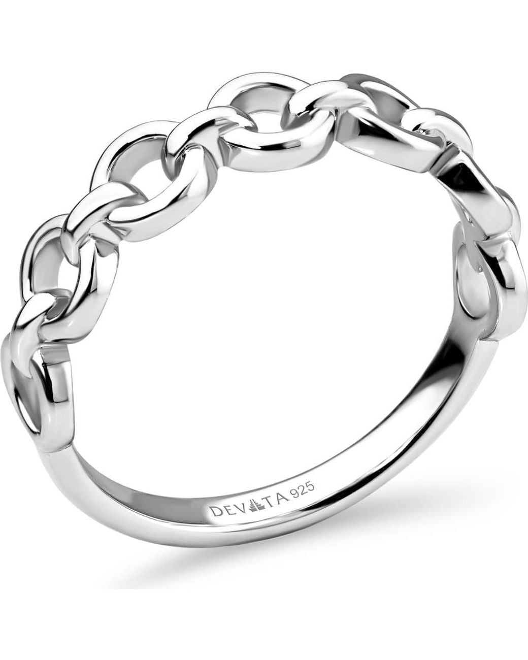 DEVATA Blue Cable Link Ring