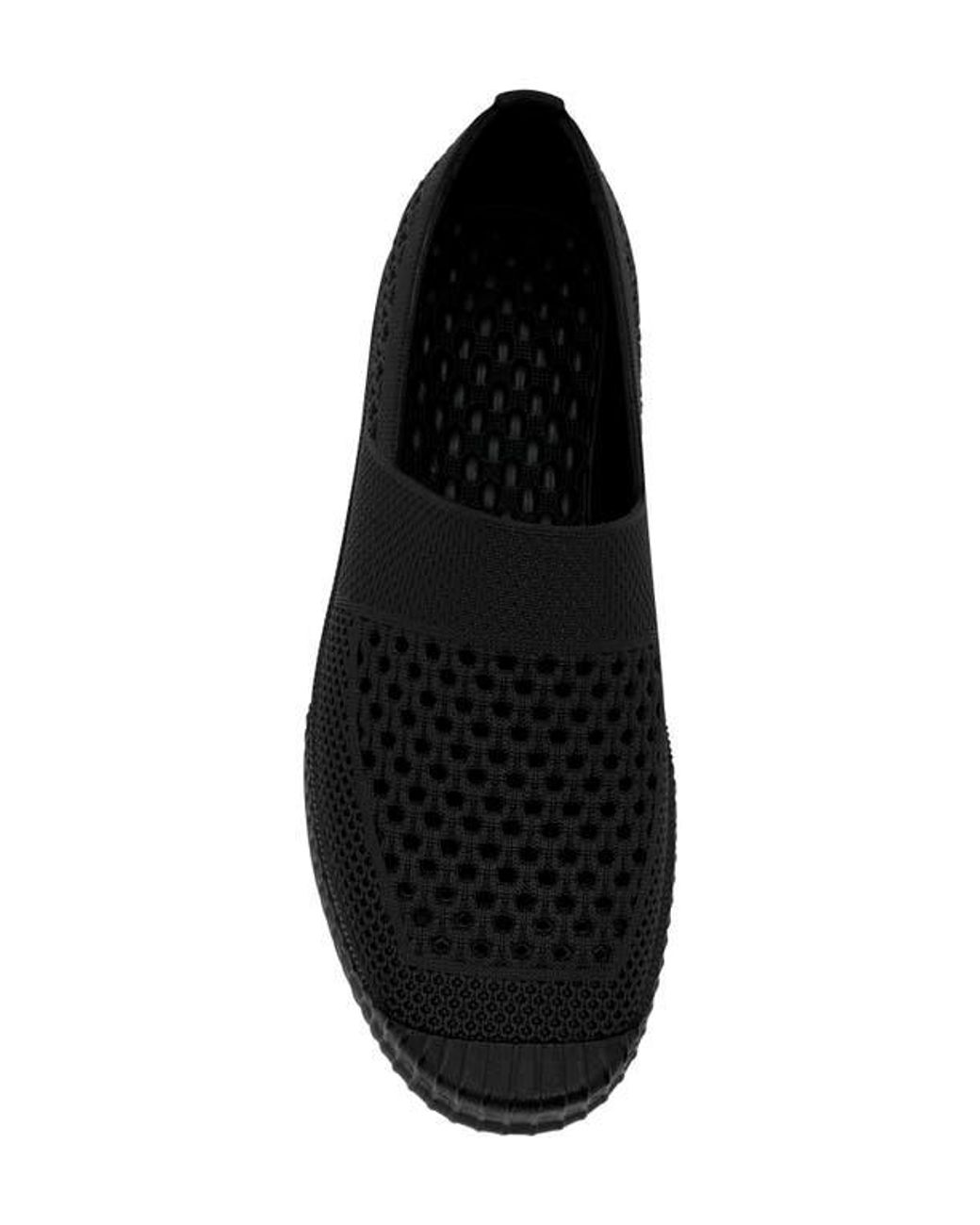 Chelsea Crew Black Ruby Knit Slip-On Sneaker