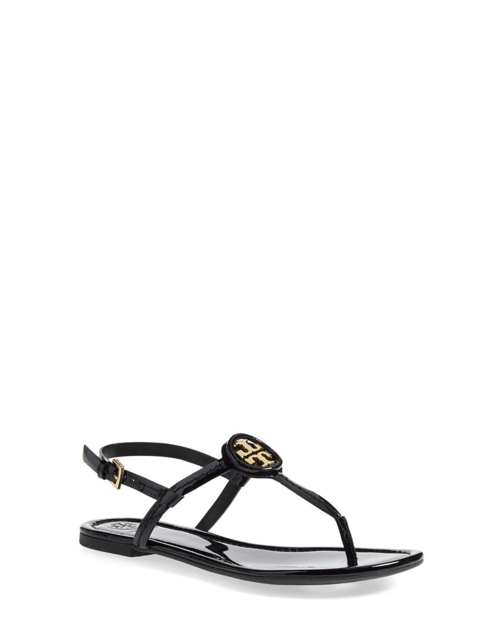 Tory burch black sandals nordstrom rack cheap