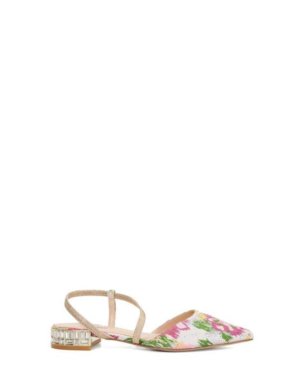 Dune White Command Pointed Toe Flat