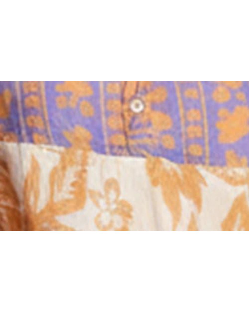 Saachi Orange Patchwork Cotton Tunic