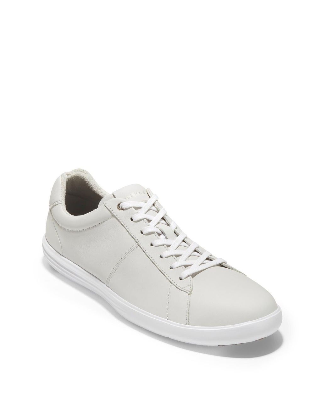 Cole Haan Leather Reagan Sneaker In Optic Whit At Nordstrom 