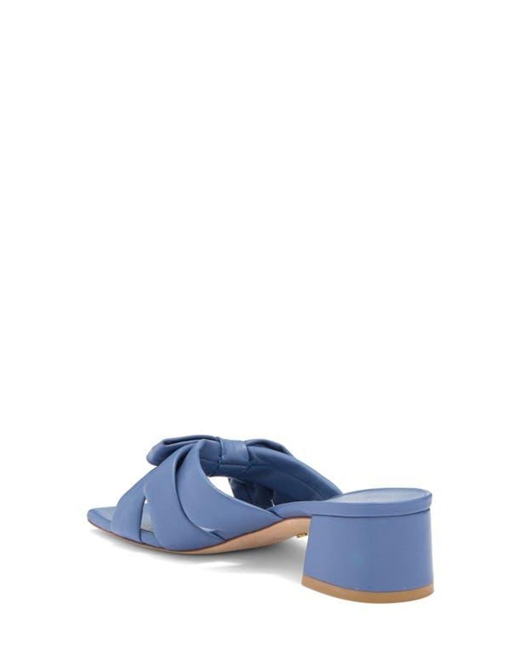 Stuart Weitzman Blue Sofia Bow Sandal