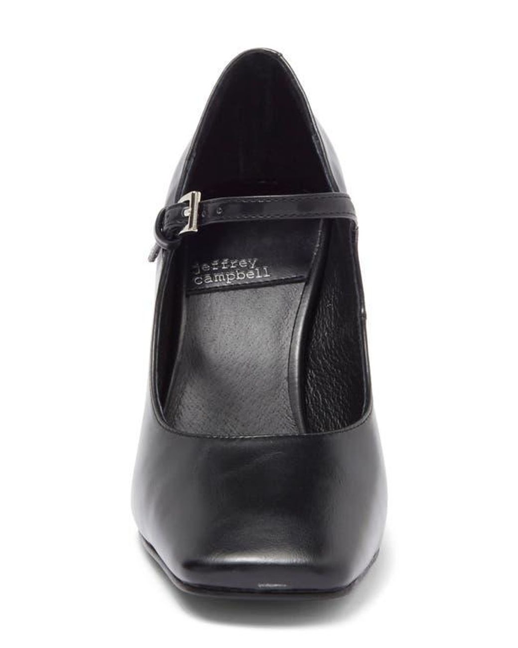 Jeffrey Campbell Black Bourdin Mary Jane Pump