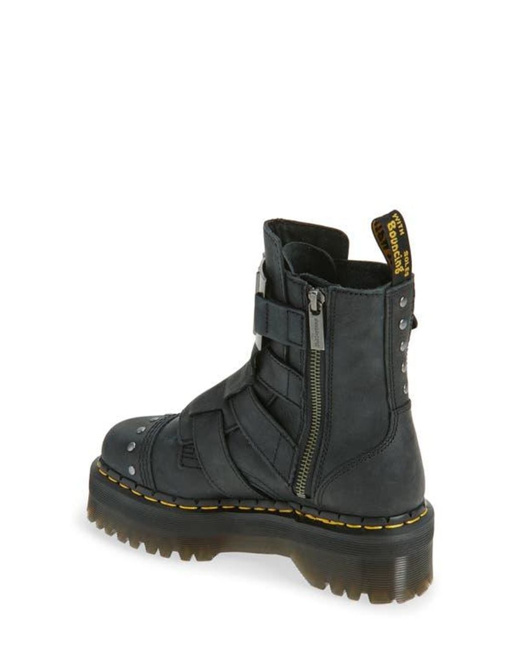 Dr. Martens Black Jadon Hinge Lug Sole Boot