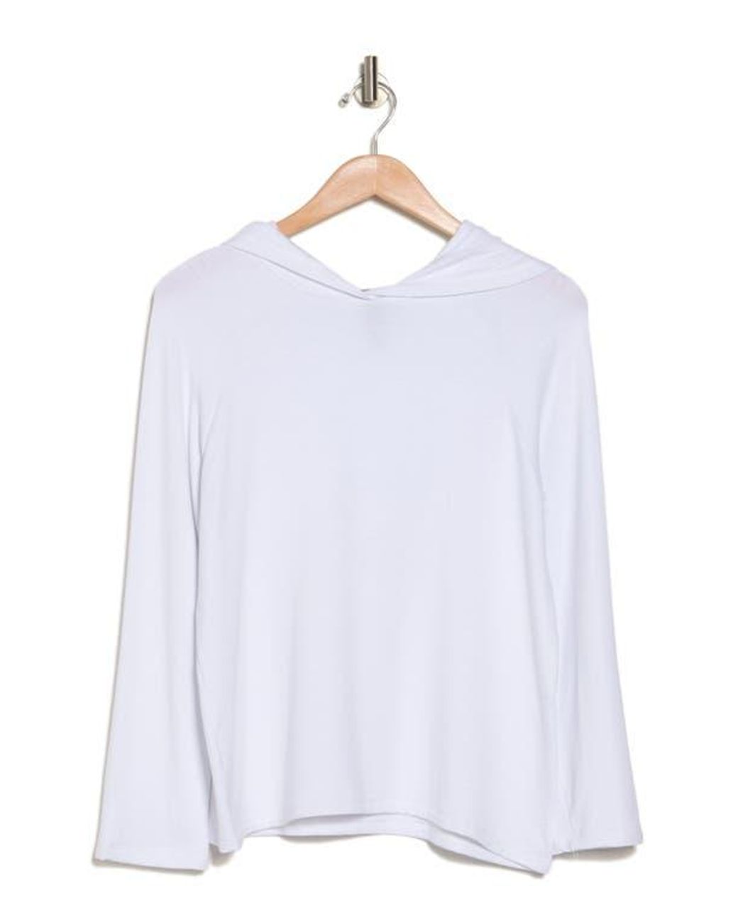 Go Couture White Dolman Pullover Sweatshirt