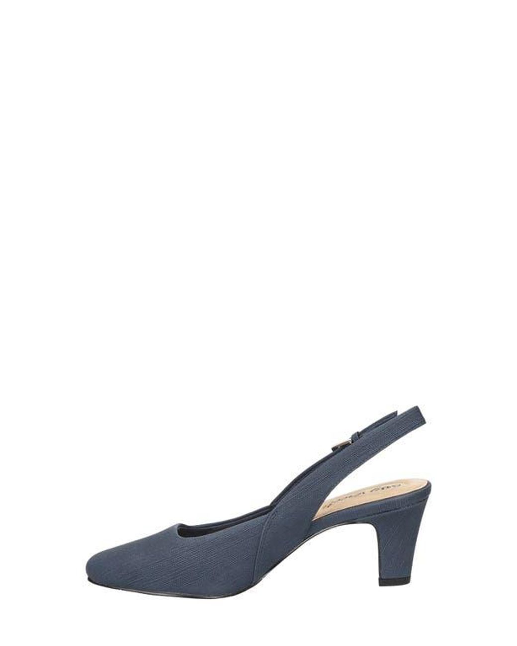 Super Ritsa Easy Street Ritsa Slingback Pump in Blue | Lyst