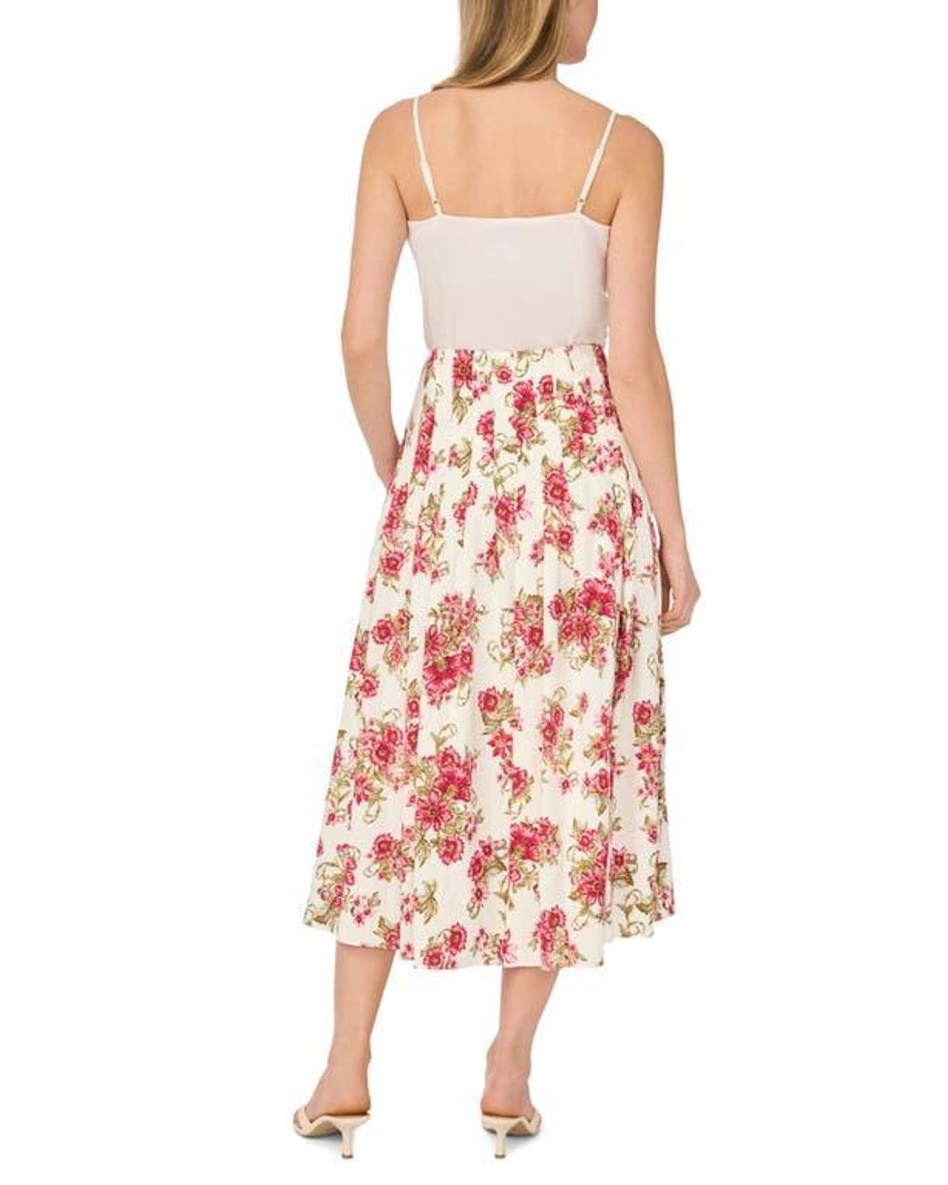 Halogen® Gathered Midi Skirt
