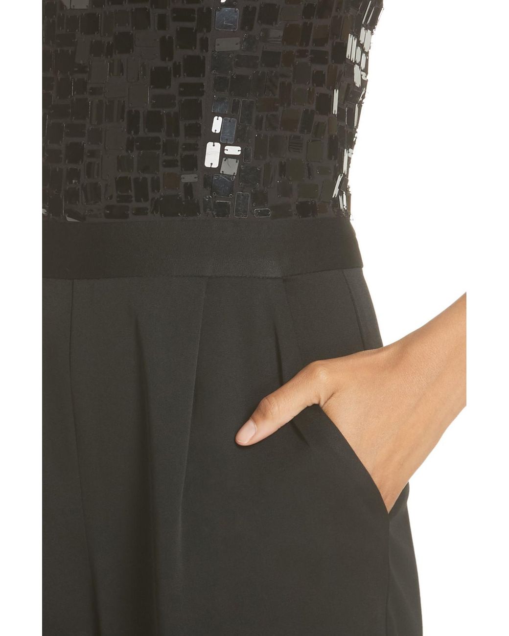Olivia Jeri Sequin Embellished Jumpsuit 