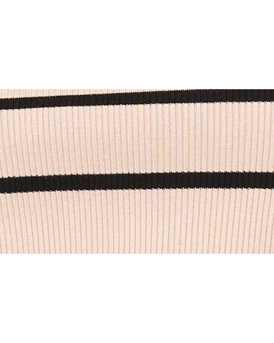 Halogen® Black Stripe Rib Tank