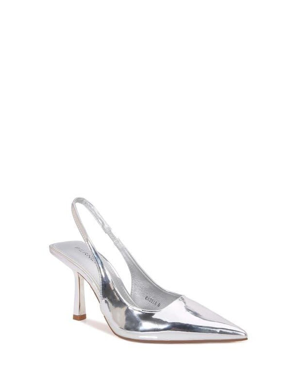 BERNESS White Cassia Slingback Pump