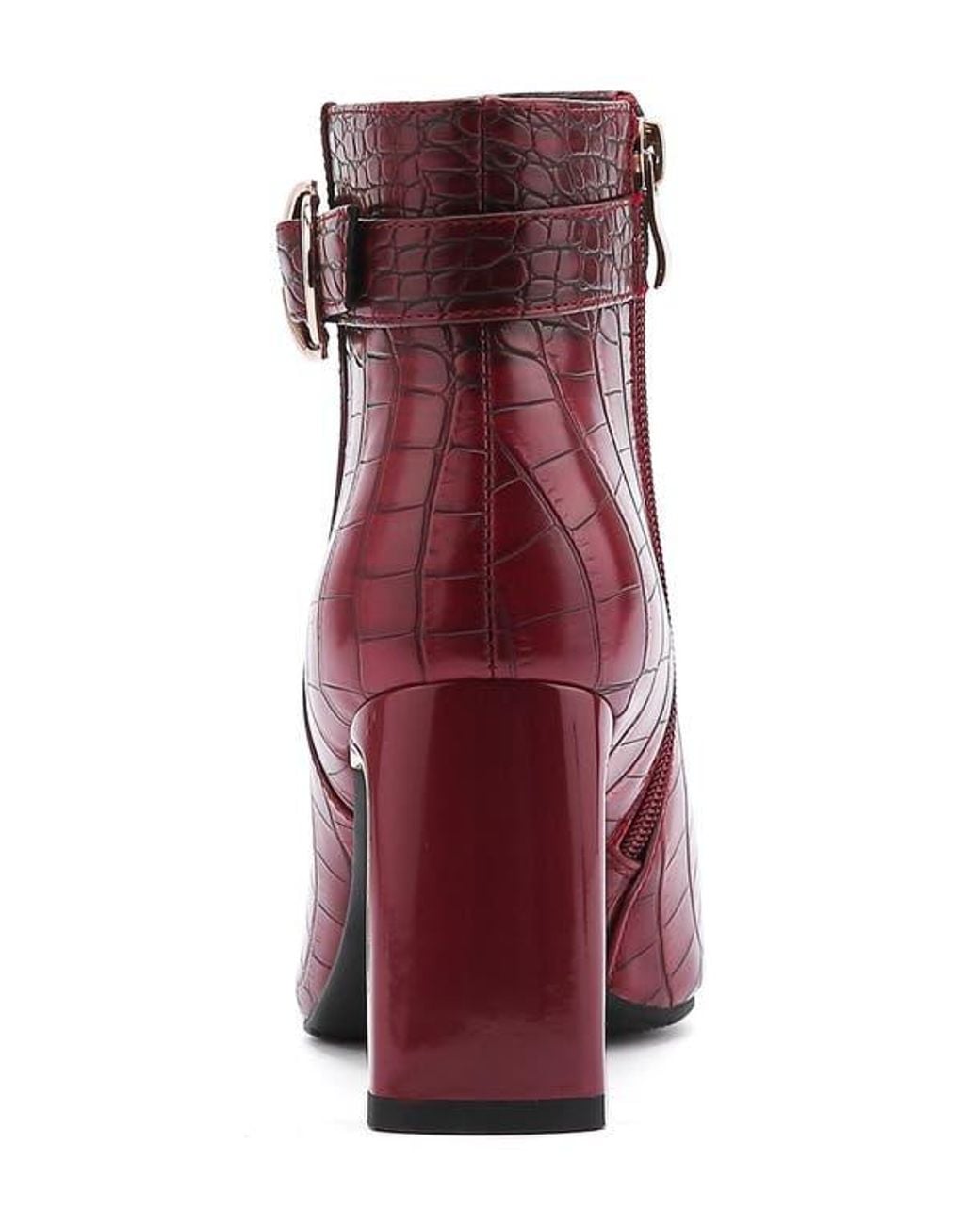 Ninety Union Purple Groovy Croc Embossed Boot