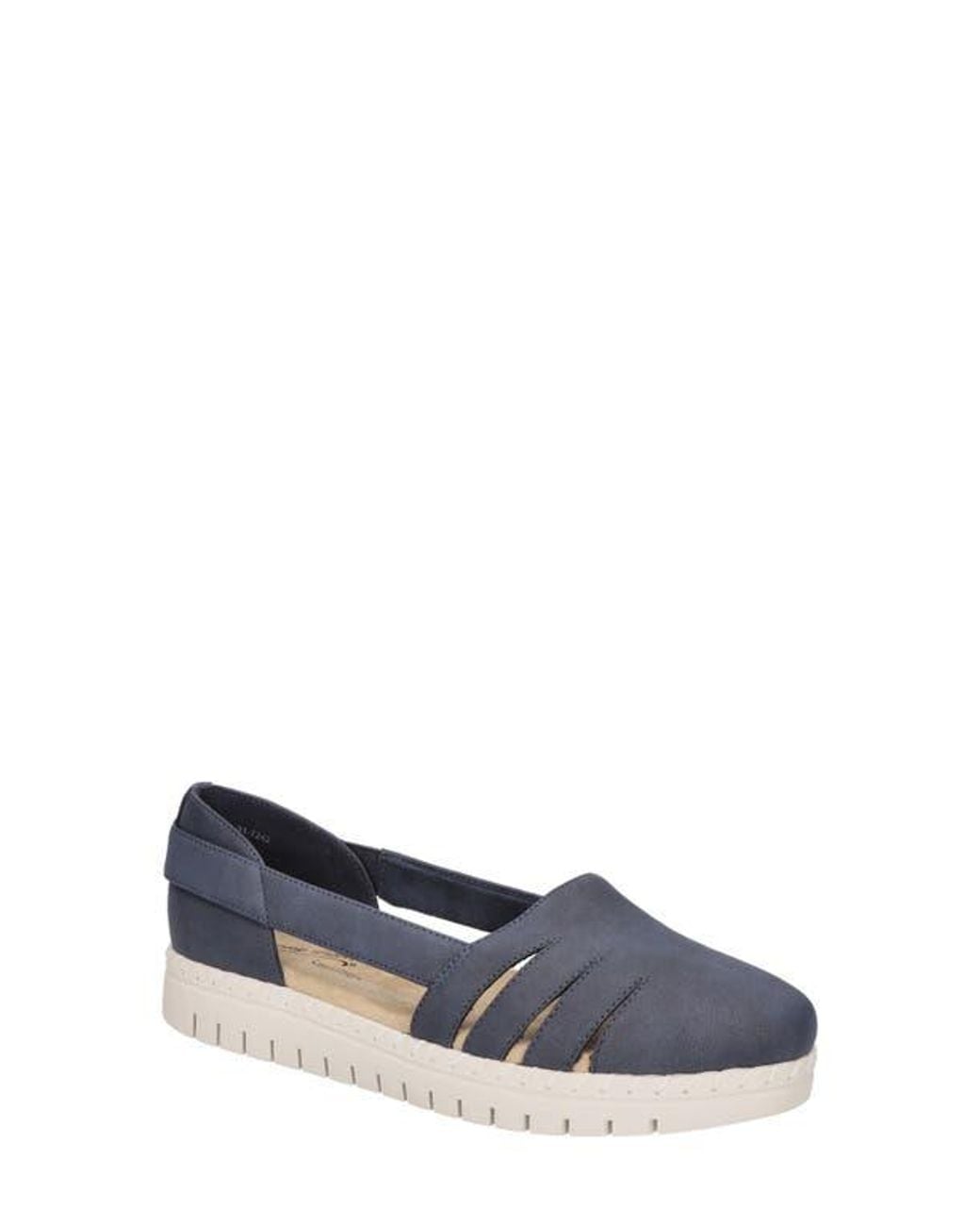 Easy Street Blue Bugsy Platform Sandal