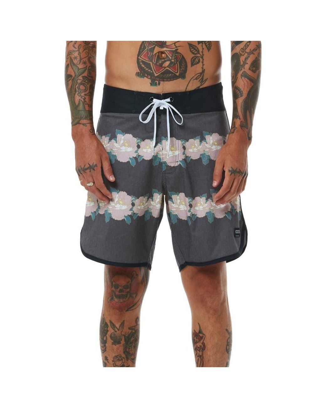 Ezekiel Floral 18 Board Shorts in Blue for Men Lyst
