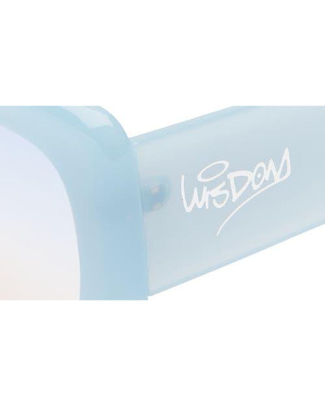 Wisdom Blue Frame 1 52Mm Square Sunglasses