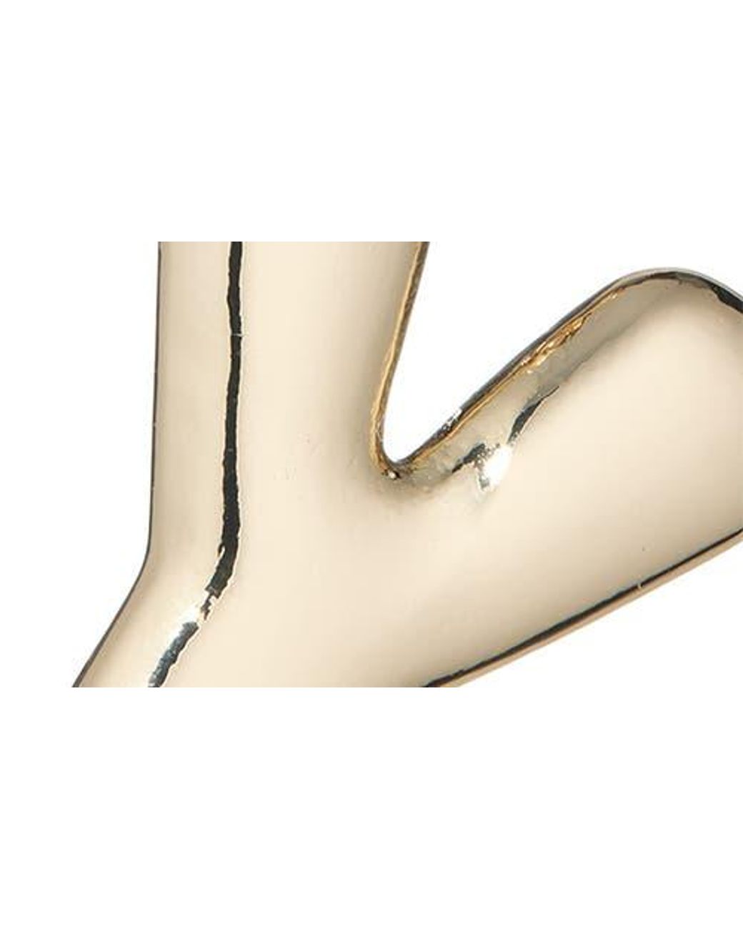 Leith Metallic Bubble Initial Bag Charm