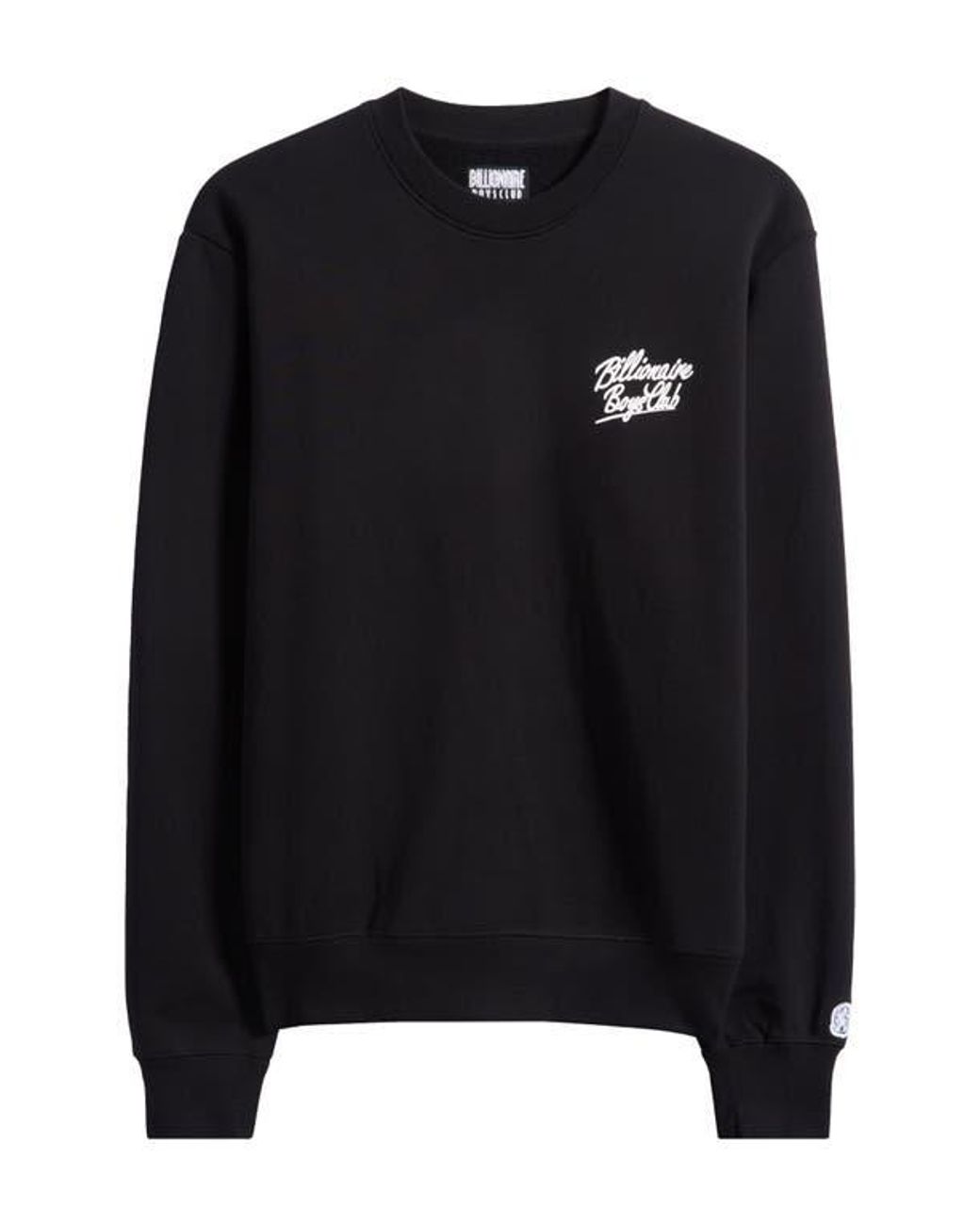 BBCICECREAM Black Bb Small Script Cotton Sweatshirt for men