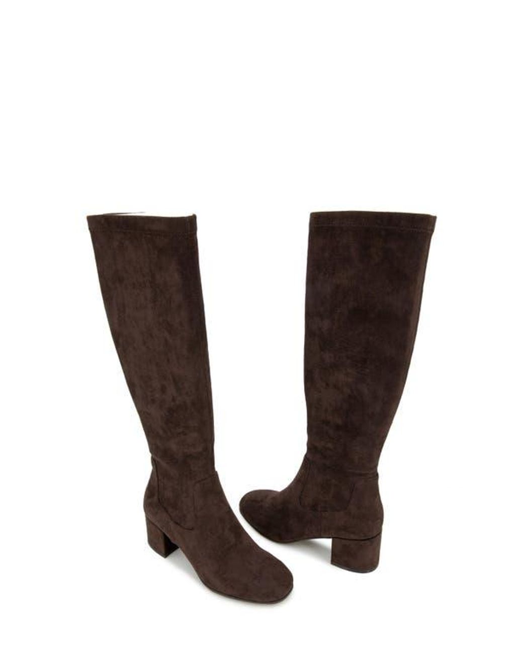 Kenneth Cole Brown Rida Stretch Knee High Boot