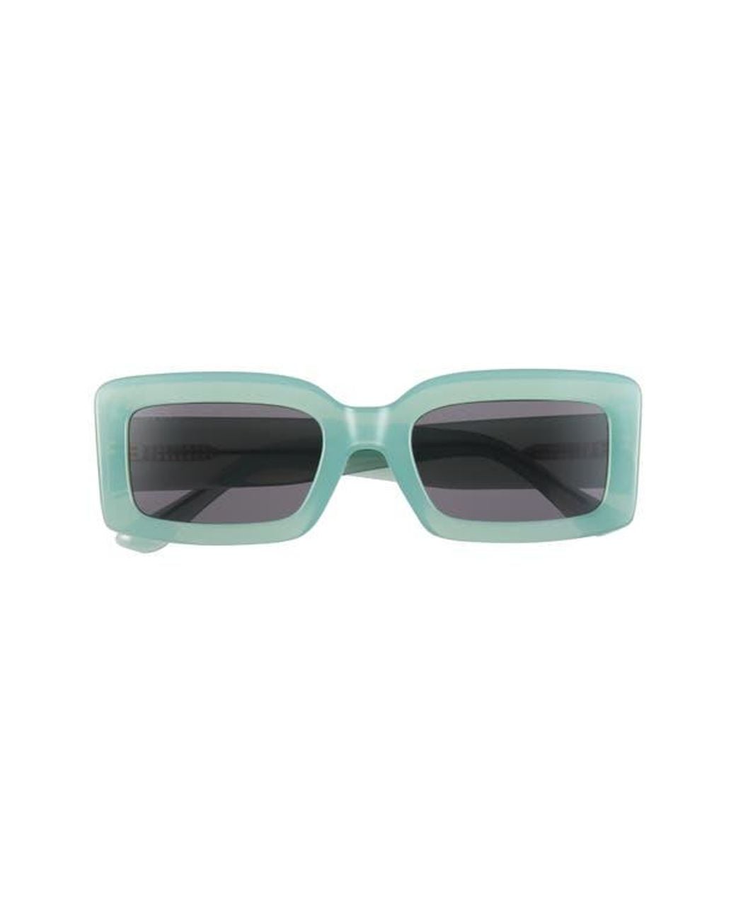 DIFF Green 53Mm Rectangle Sunglasses for men