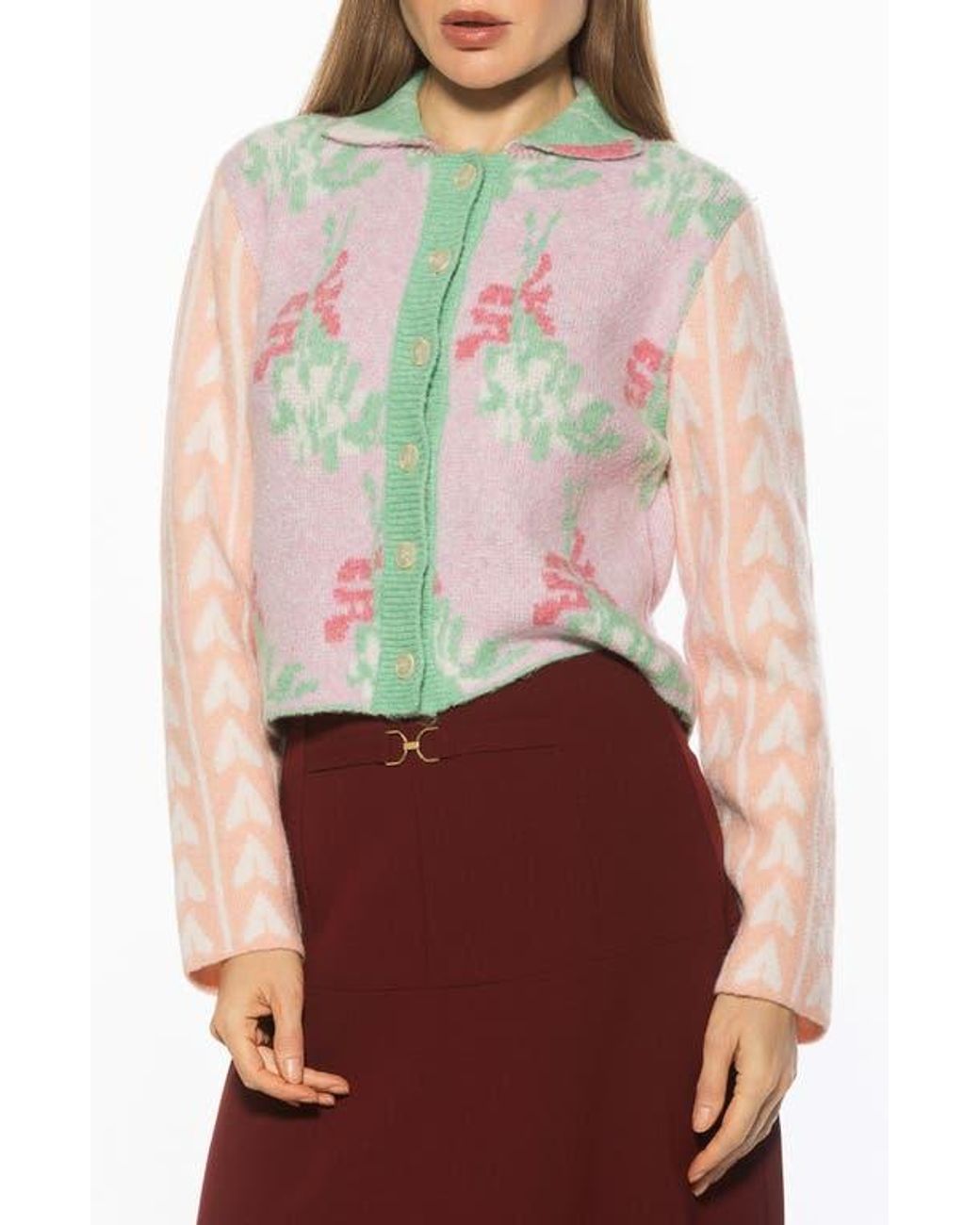 Alexia Admor Wayne Collared Knit Cardigan