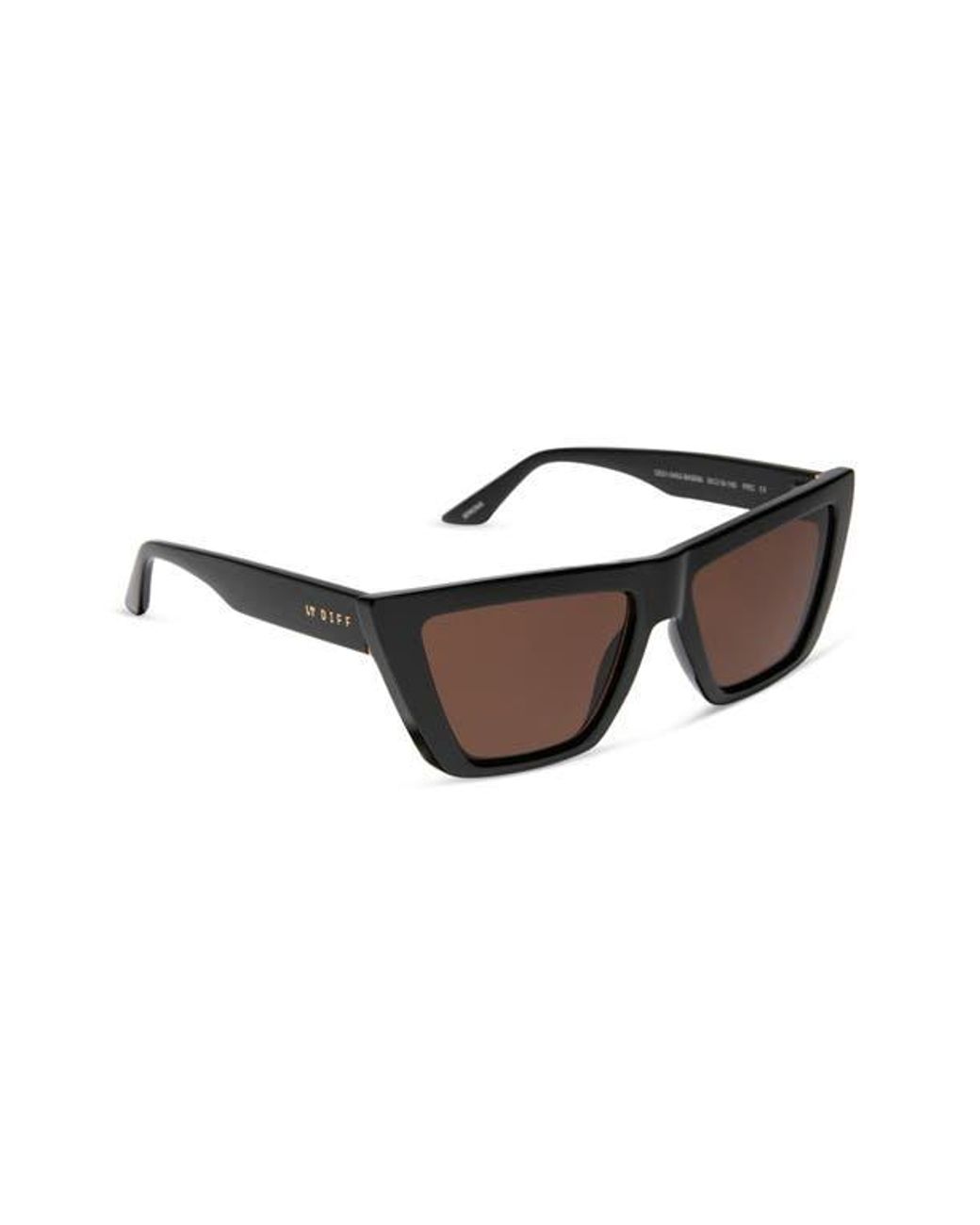 DIFF Winona Square Sunglasses in Brown | Lyst display picture 3