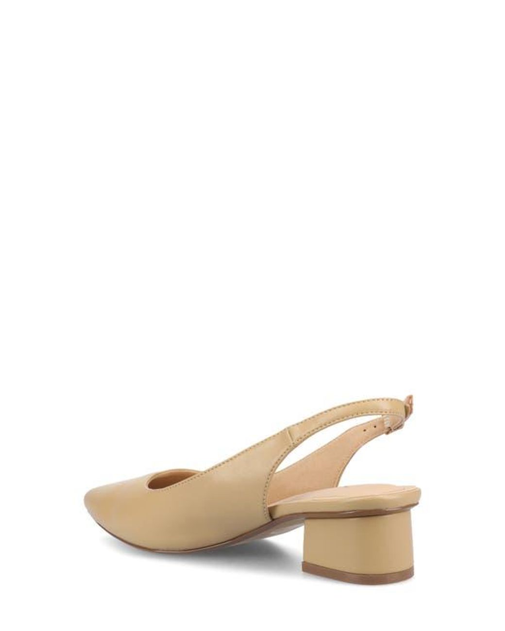 Journee Collection Metallic Sylvia Slingback Pump