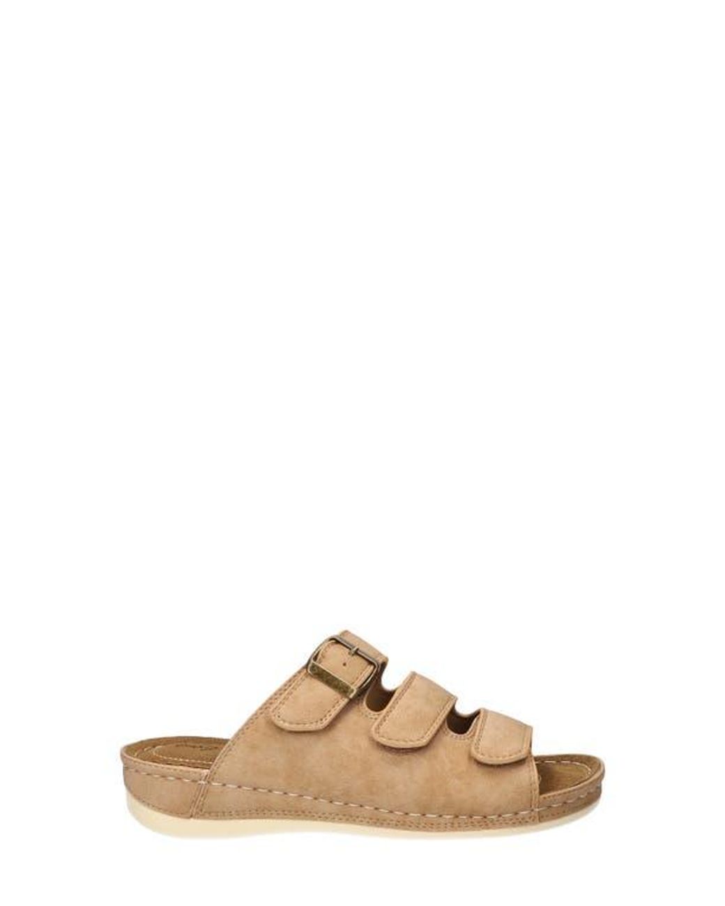 Easy Street Brown Pinterry Slide Sandal