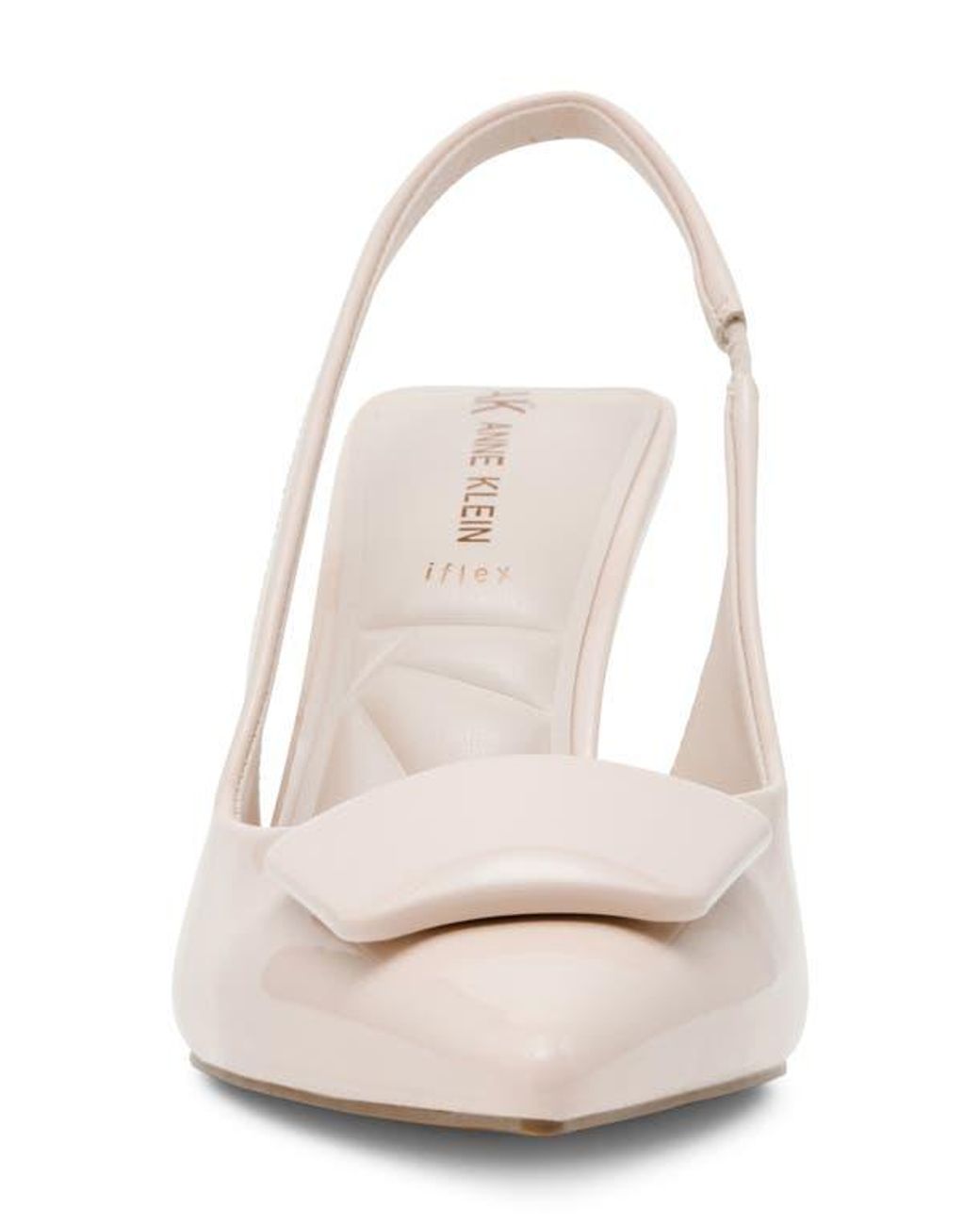Anne Klein White Ilani Slingback Pump