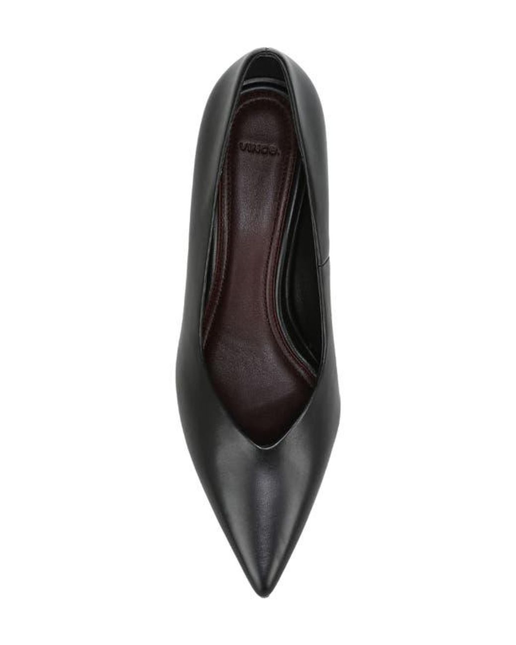 Vince Black Livia Pointed Toe Pump