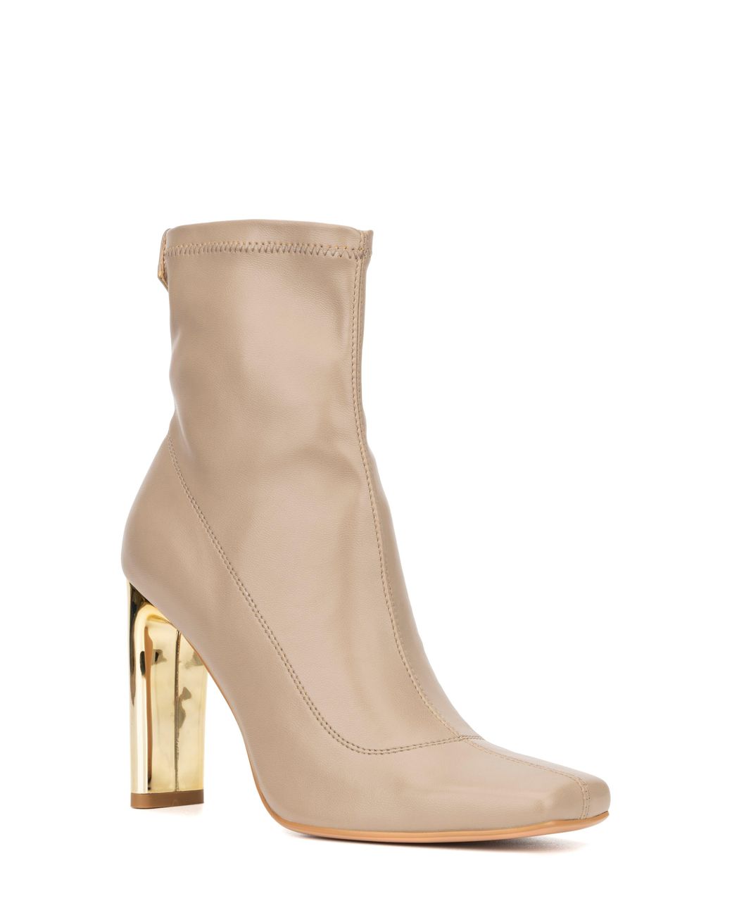 TORGEIS Chiara Square Toe Bootie in Natural | Lyst