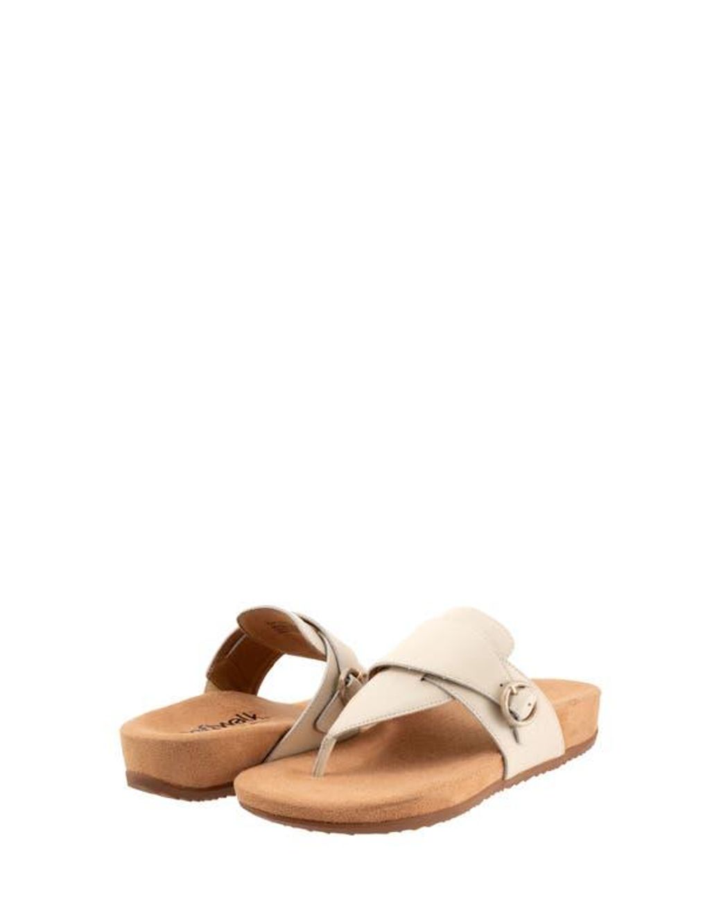 Softwalk® Natural Belize T-Strap Sandal
