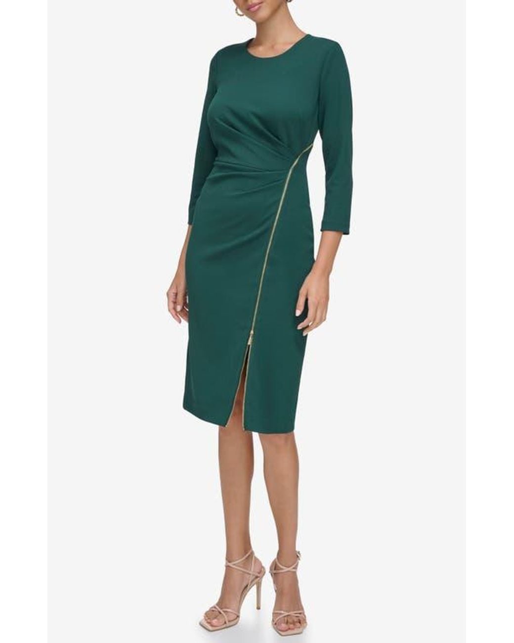Calvin Klein Green Suede Dress Hot Calvin Klein Suede Dress Outlet Calvin  Klein Suede Dress