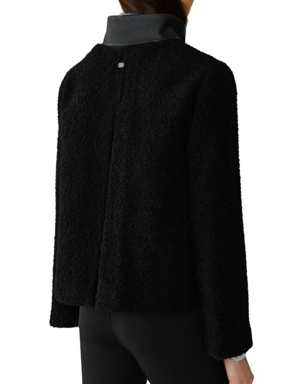 SOIA & KYO Black Kaitlyn Zip Jacket