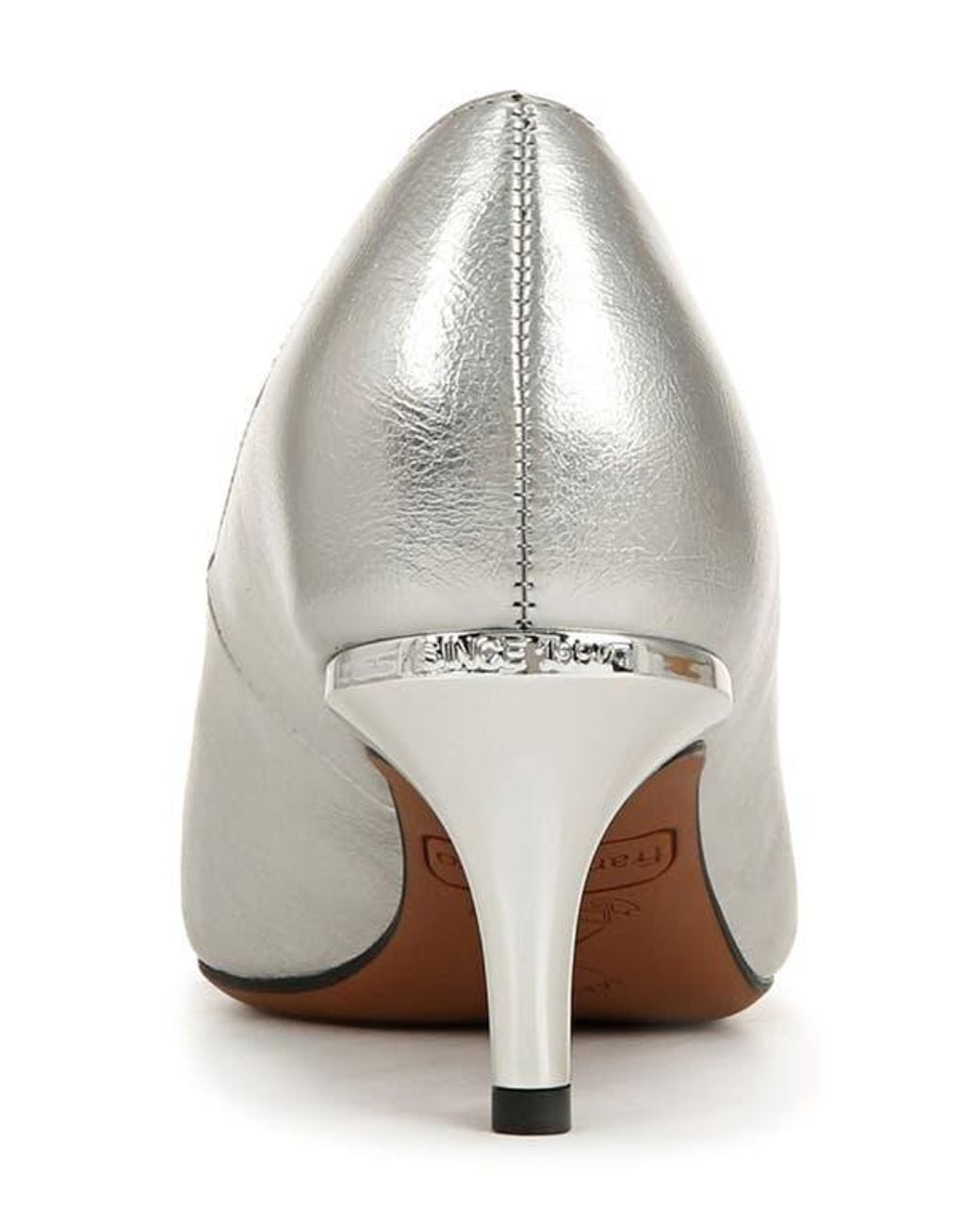 Franco Sarto White Aurora Pointed Toe Pump