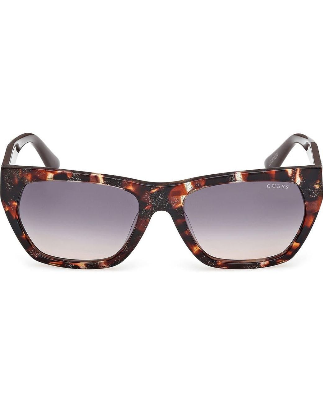 Guess Brown Geometric Sunglasses for men