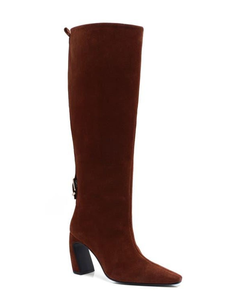 Free People Date Night Knee High Boot in Brown | Lyst