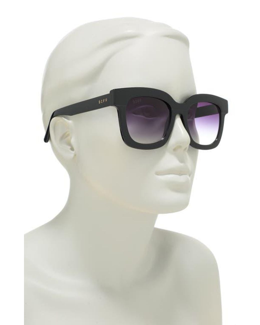 DIFF Brown 56Mm Makay Square Sunglasses