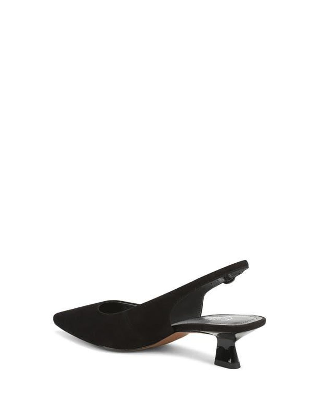 Franco Sarto Black Jaden Pointed Toe Slingback Pump