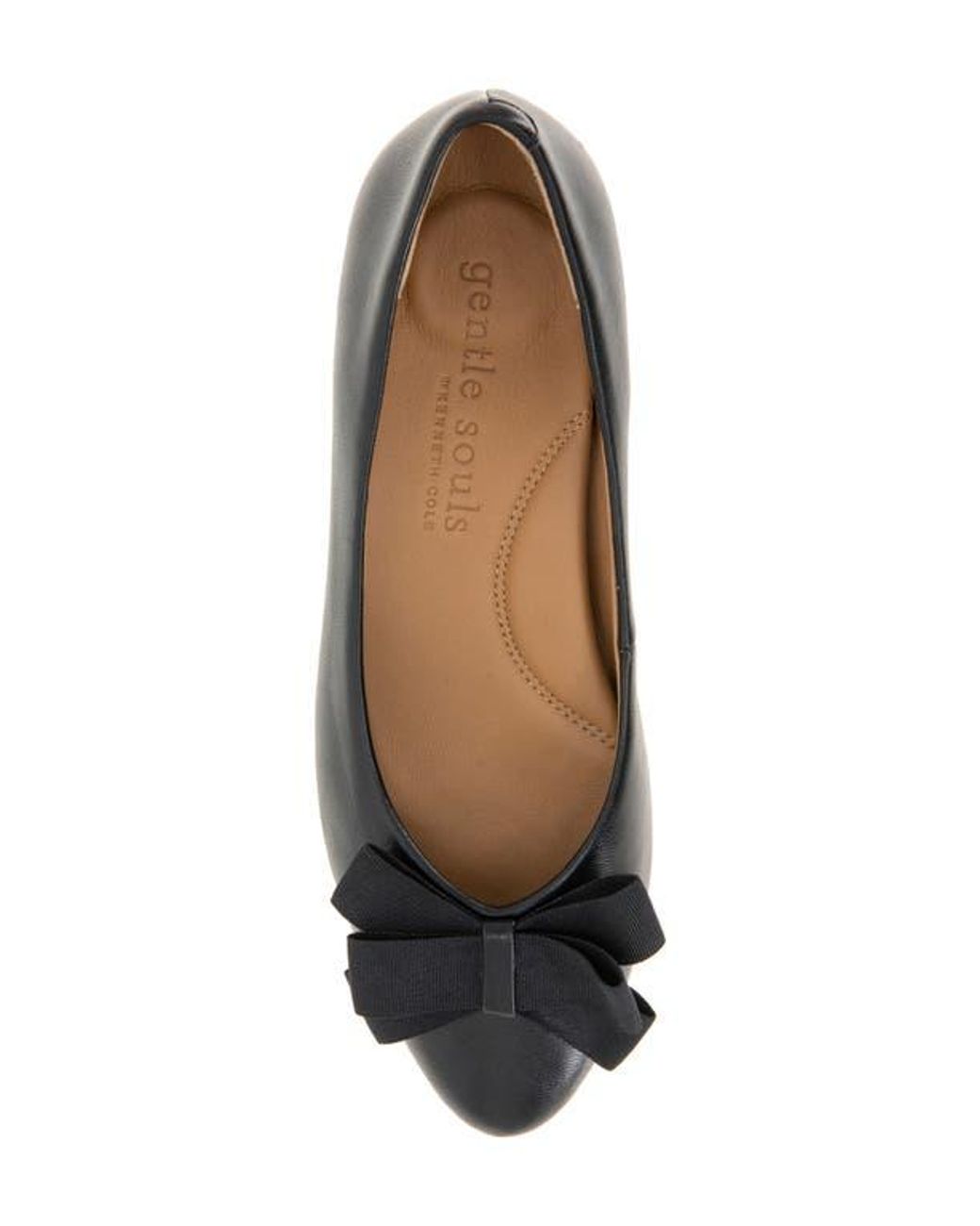 Gentle Souls Blue Abigail Bow Pump