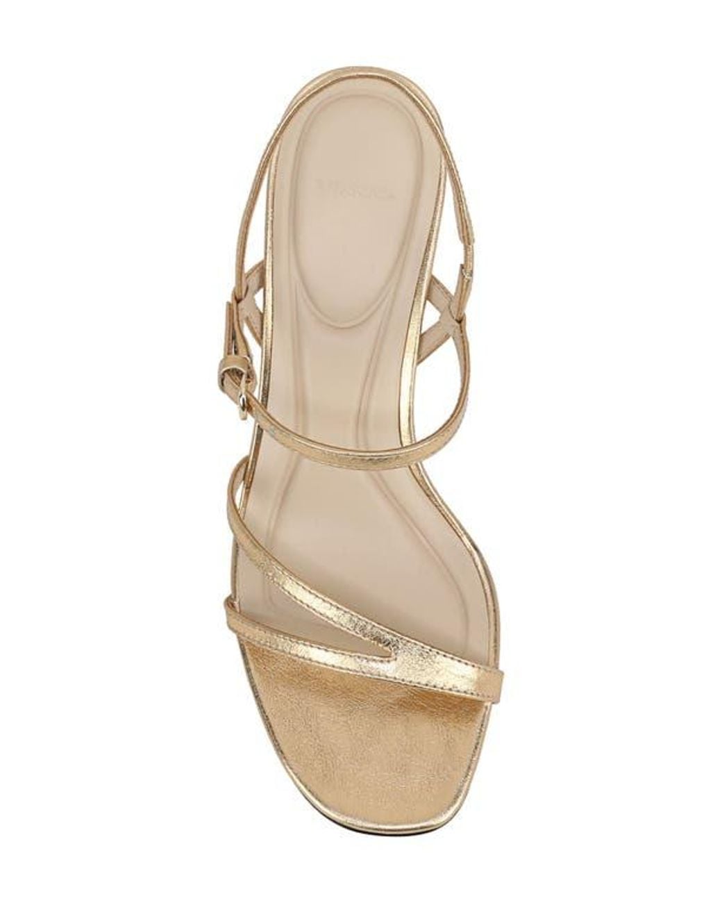 Vince Metallic Marcella Ankle Strap Sandal
