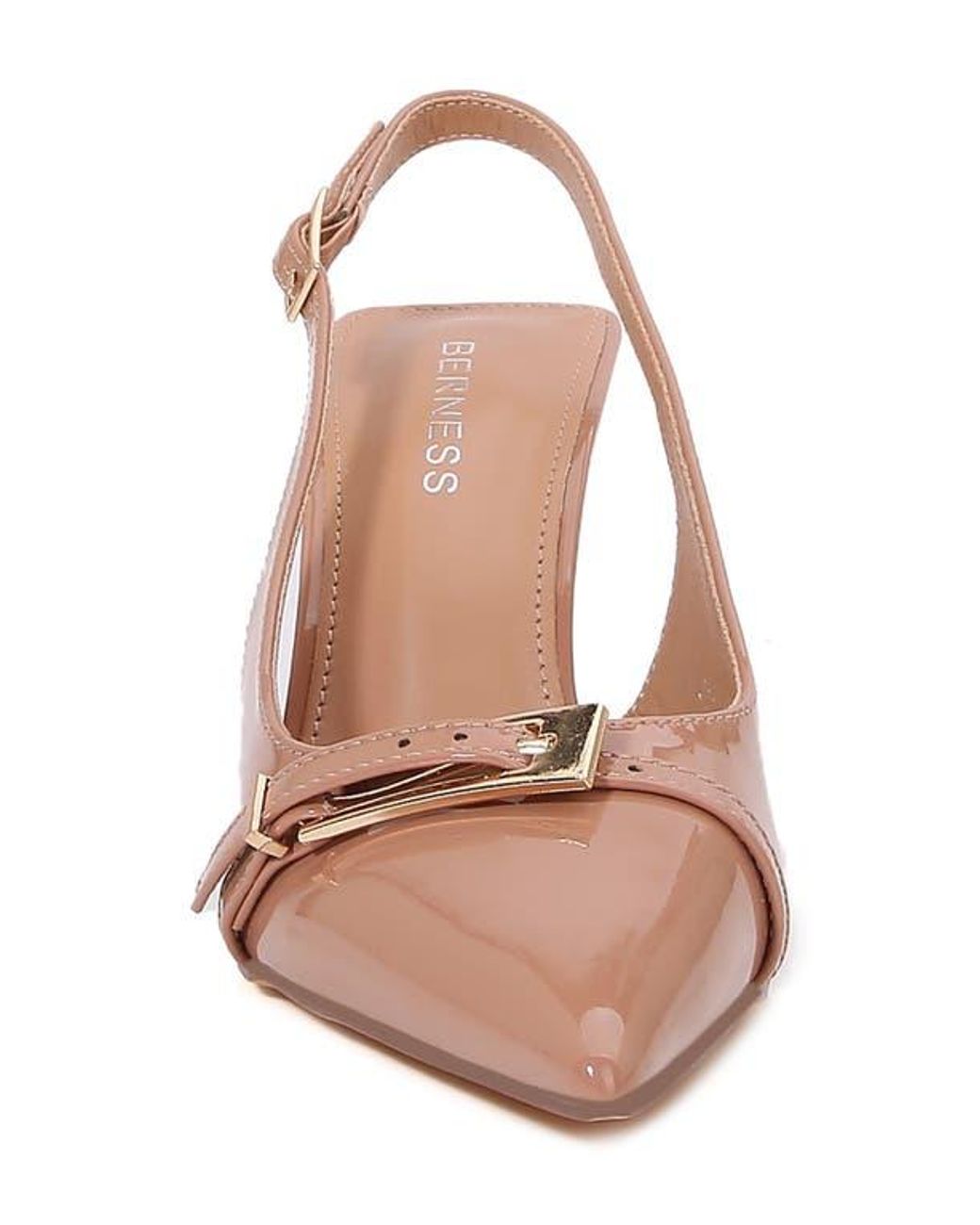 BERNESS Pink Coraline Pointed Toe Slingback Pump