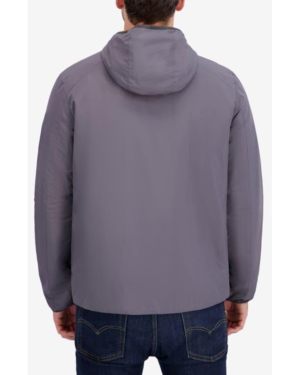 Nautica Blue Transitional Hooded Zip Jacket for men