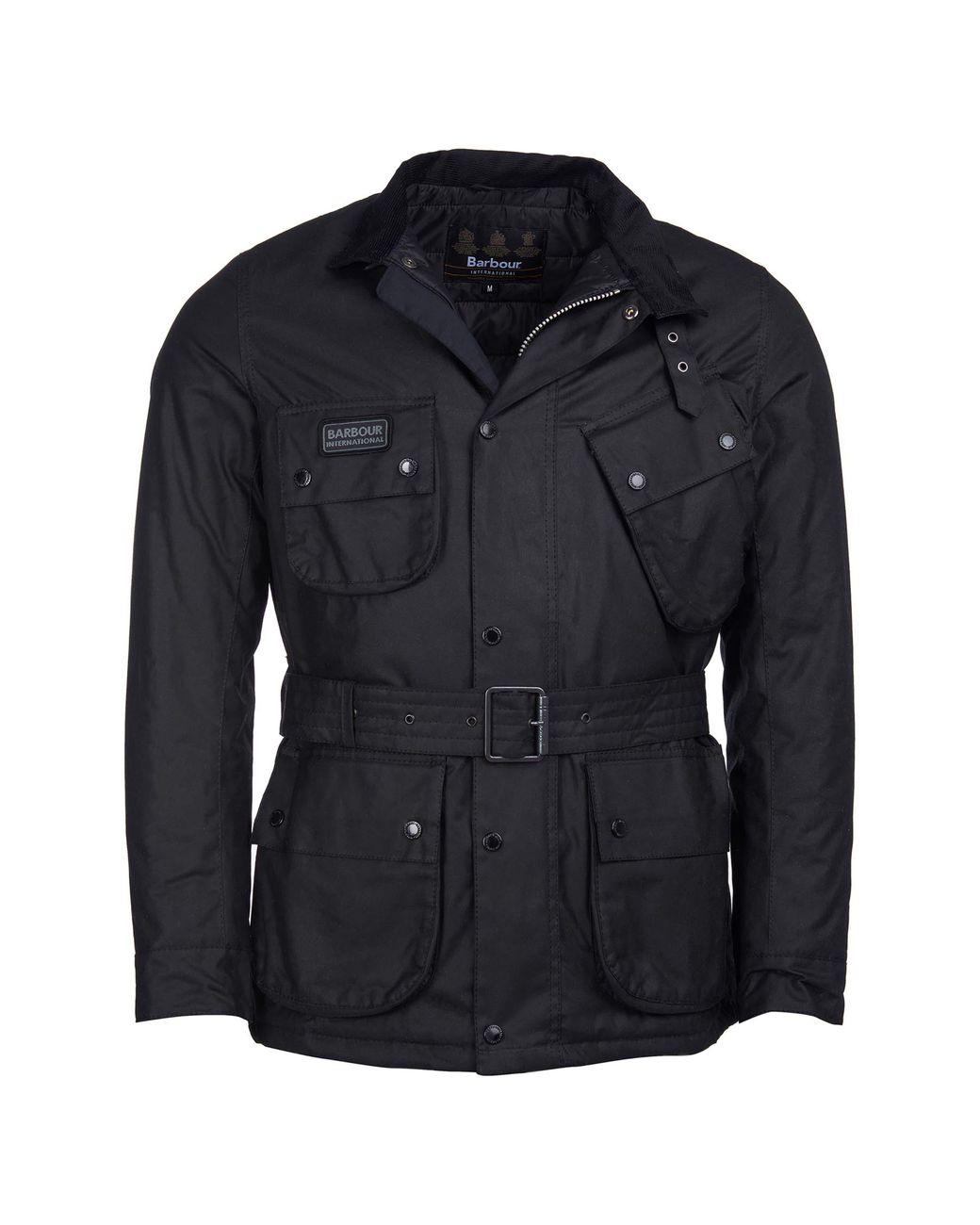 Barbour Waxed Cotton Field Jacket In Black At Nordstrom Rack for Men Lyst