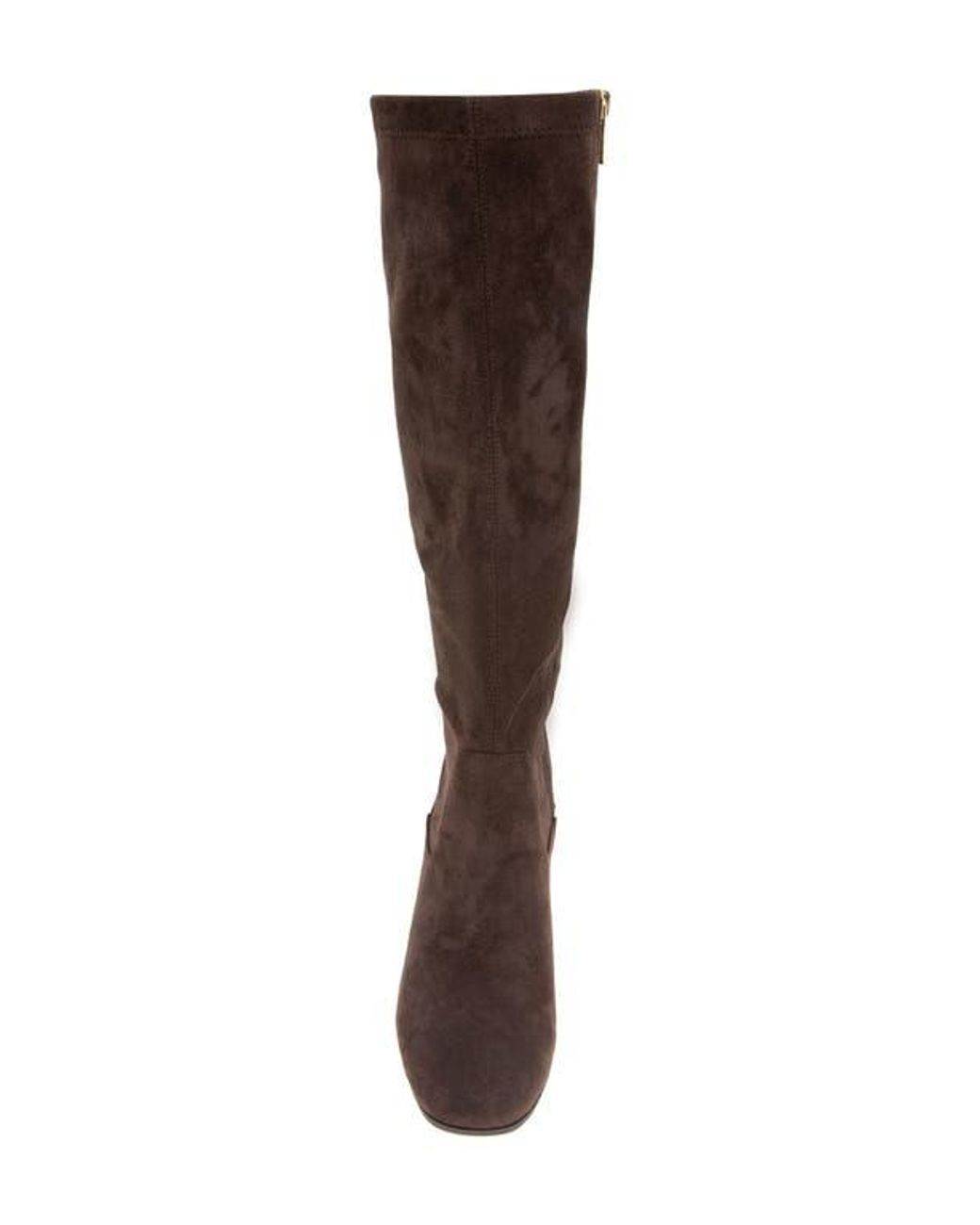 Kenneth Cole Brown Rida Stretch Knee High Boot