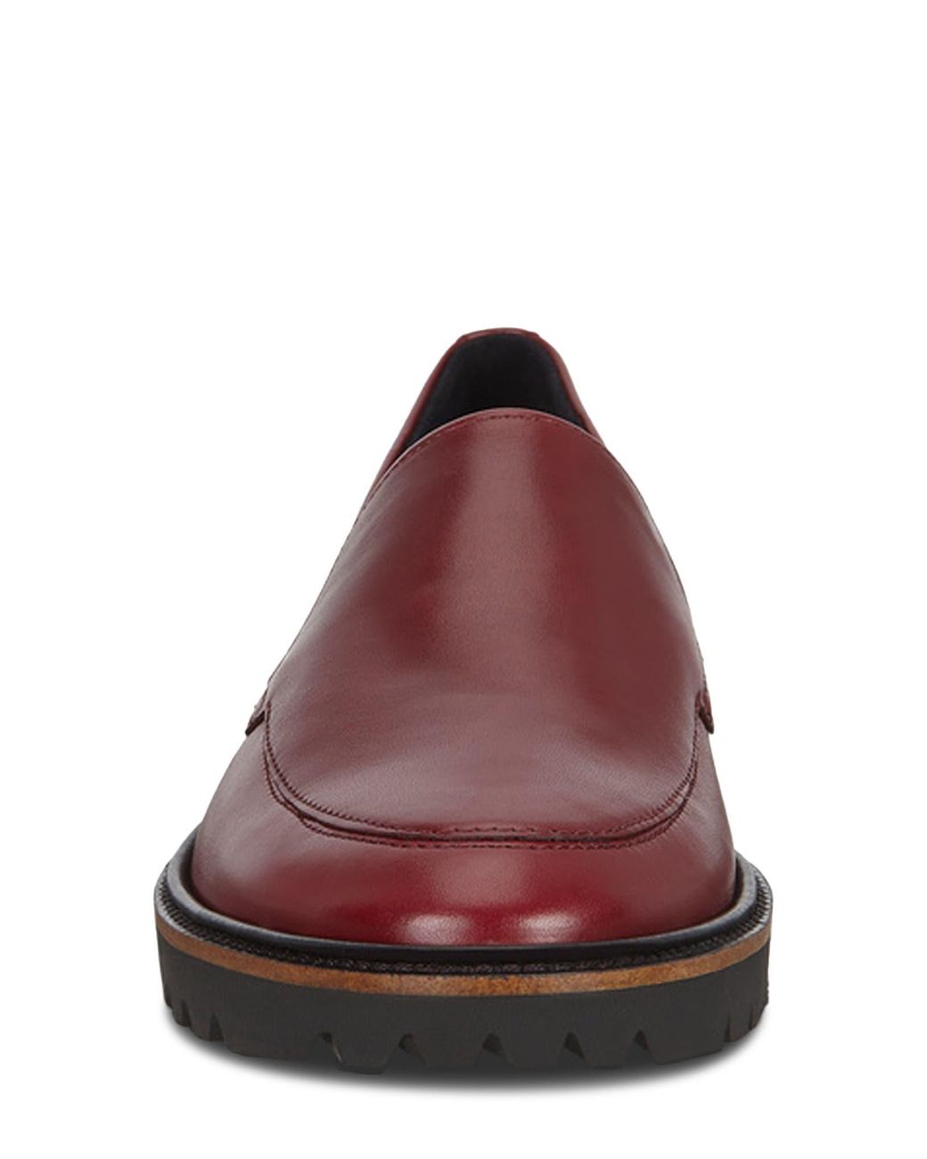 Ecco Incise Tailored Loafer Syrah Leather At Nordstrom Rack | Lyst