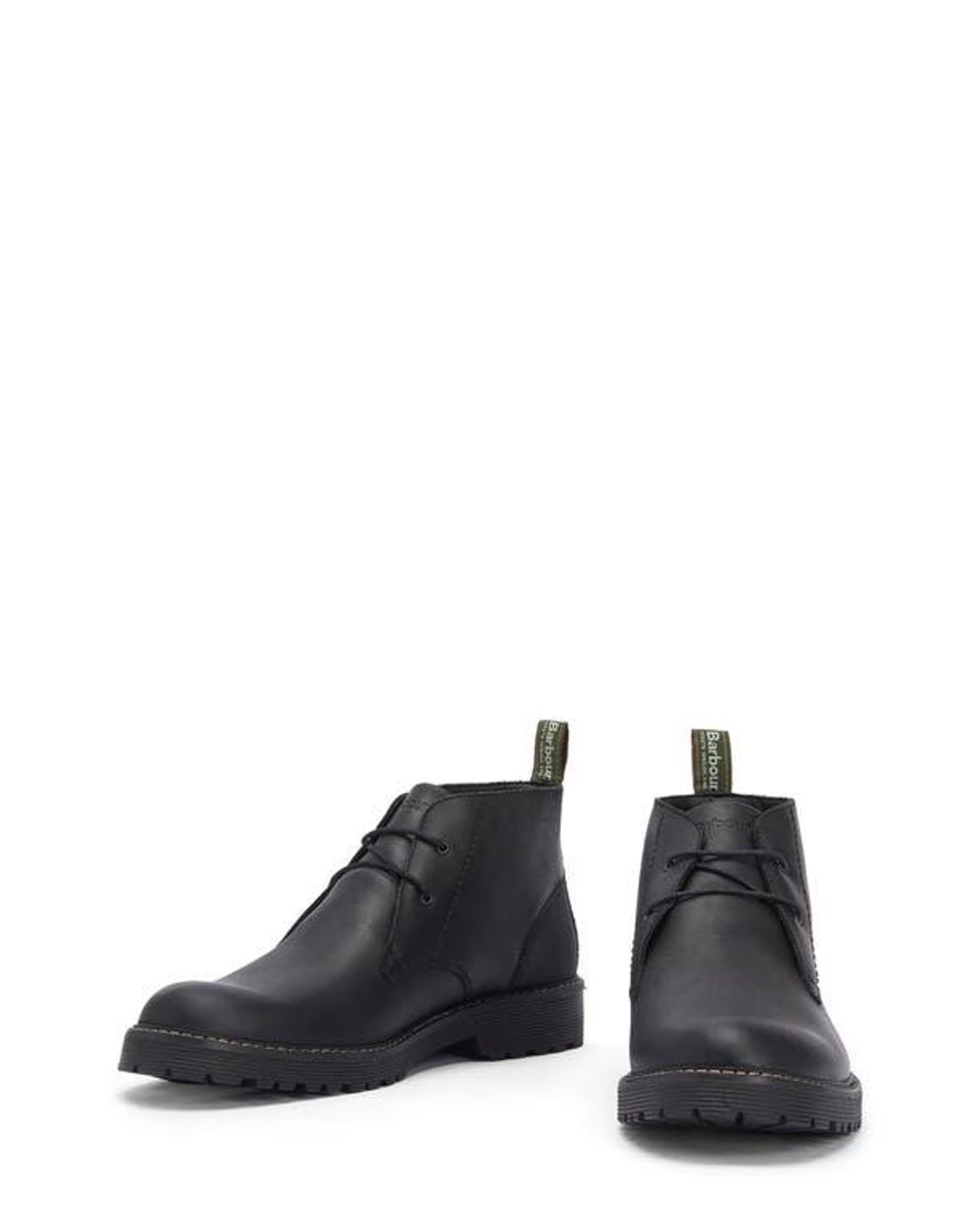 Barbour Black Maxwell Waterproof Chukka Boot for men