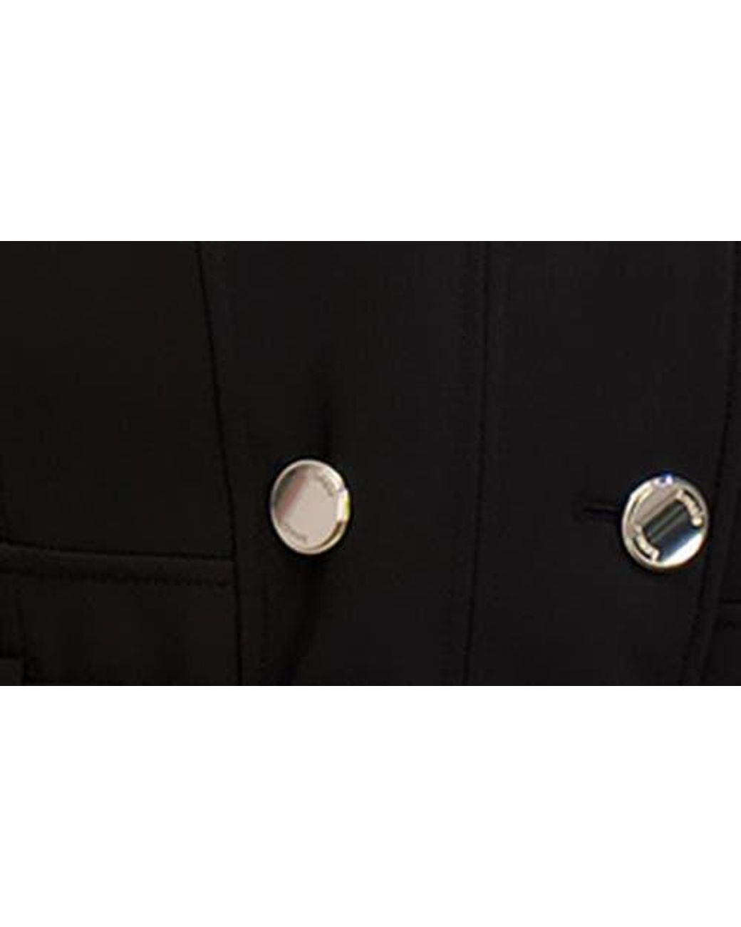 Kensie Black Hooded Double Breasted Soft Shell Jacket