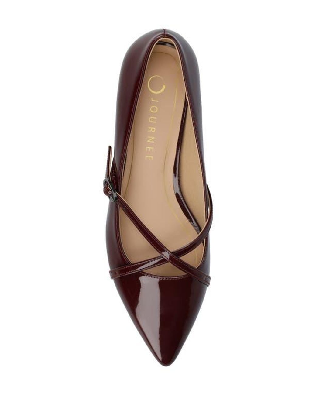 Journee Collection Brown Camby Pointed Toe Flat