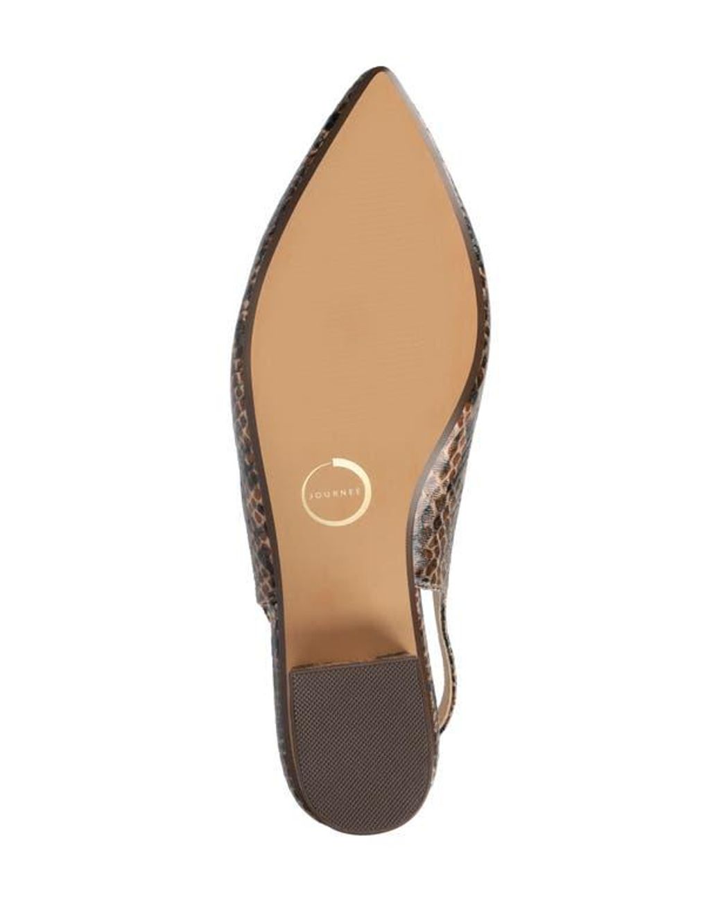 Journee Collection Metallic Sylvia Slingback Pump